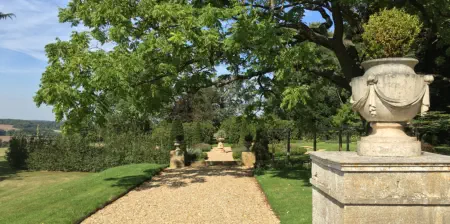 Path in front of the house leading to the North Garden